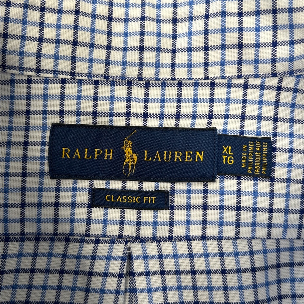 Ralph Lauren long sleeve button down collar shirt. XL - Picture 7 of 7